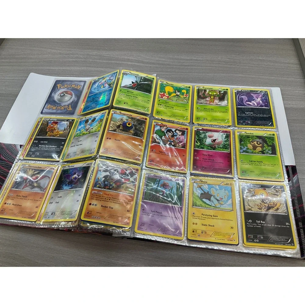 POKEMON 97 CARD COLLECTION AND HOLOGRAPHIC FOLDER